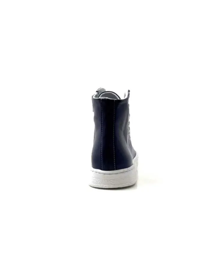 Chacal 6337 Cuir Bleu*Femme Baskets