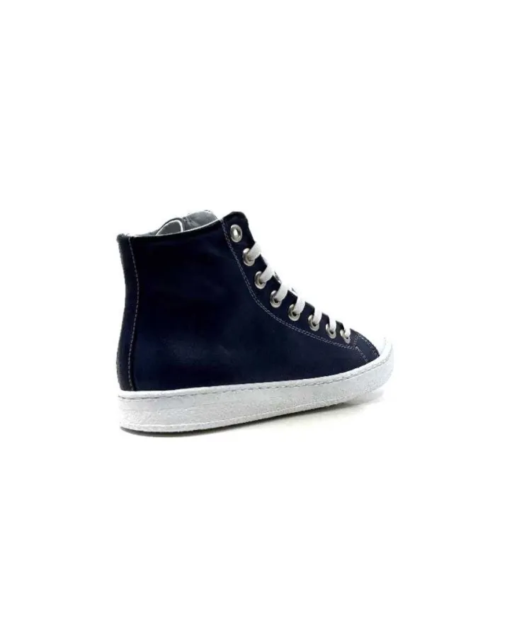 Chacal 6337 Cuir Bleu*Femme Baskets