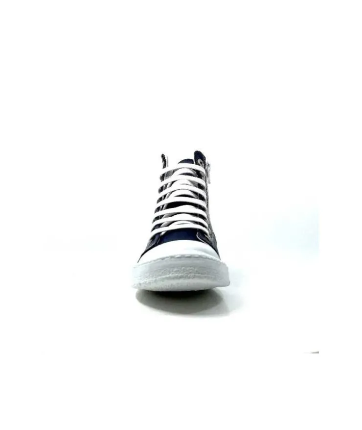 Chacal 6337 Cuir Bleu*Femme Baskets