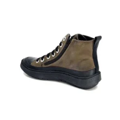 Chacal 6555 Cuir Kaki*Femme Baskets