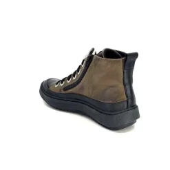 Chacal 6555 Cuir Kaki*Femme Baskets