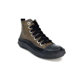 Chacal 6555 Cuir Kaki*Femme Baskets