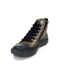 Chacal 6555 Cuir Kaki*Femme Baskets