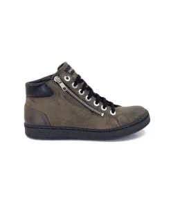 Chacal 6147 Cuir Kaki*Femme Baskets