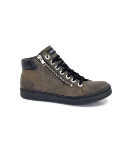 Chacal 6147 Cuir Kaki*Femme Baskets