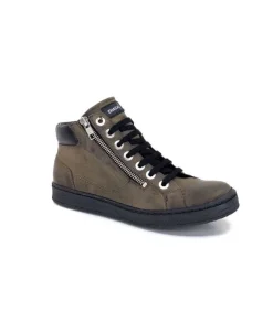 Chacal 6147 Cuir Kaki*Femme Baskets