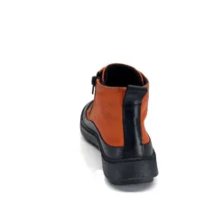Chacal 6555 Cuir Orange*Femme Baskets