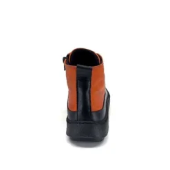 Chacal 6555 Cuir Orange*Femme Baskets