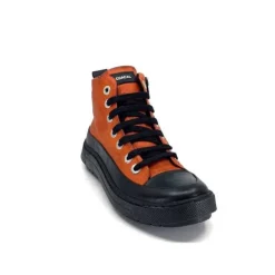 Chacal 6555 Cuir Orange*Femme Baskets