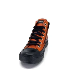 Chacal 6555 Cuir Orange*Femme Baskets