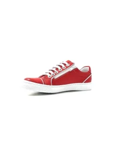 Chacal 6334 Cuir Rouge*Femme Baskets