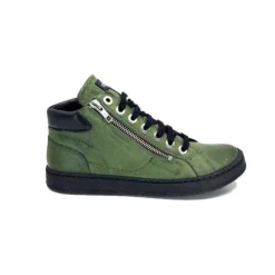 Chacal 6535 Cuir Vert*Femme Baskets