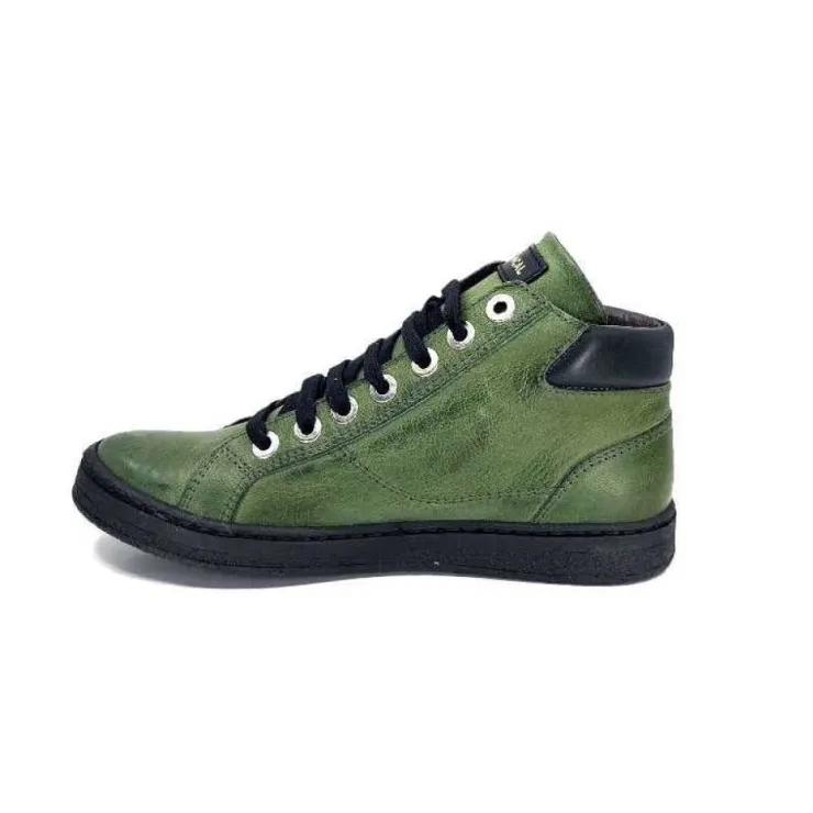 Chacal 6535 Cuir Vert*Femme Baskets