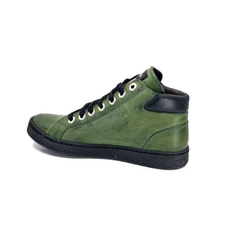 Chacal 6535 Cuir Vert*Femme Baskets