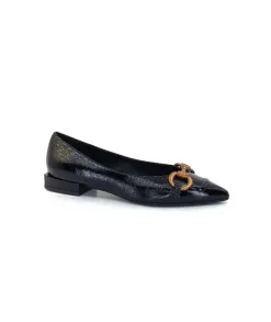 chantal 1805 Cuir Vernis Noir*Femme Ballerines
