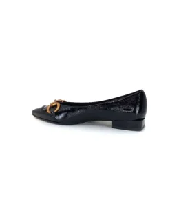 chantal 1805 Cuir Vernis Noir*Femme Ballerines