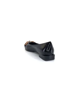 chantal 1805 Cuir Vernis Noir*Femme Ballerines