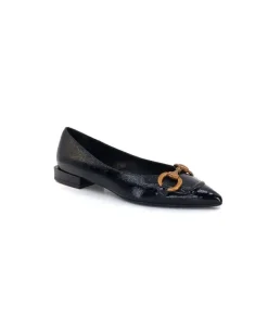 chantal 1805 Cuir Vernis Noir*Femme Ballerines