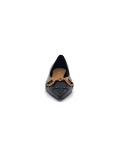 chantal 1805 Cuir Vernis Noir*Femme Ballerines