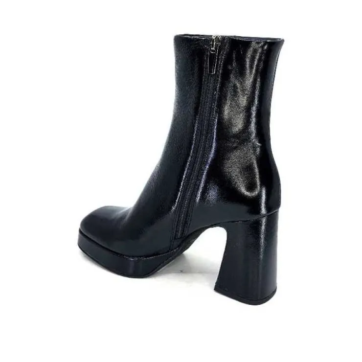 chantal 2191 Cuir Vernis Noir*Femme Bottines