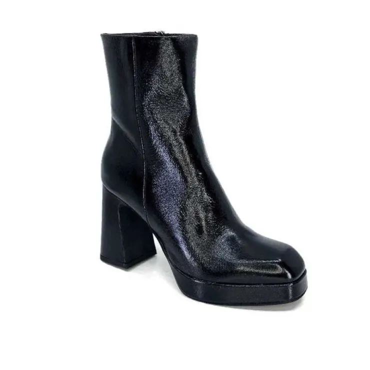 chantal 2191 Cuir Vernis Noir*Femme Bottines