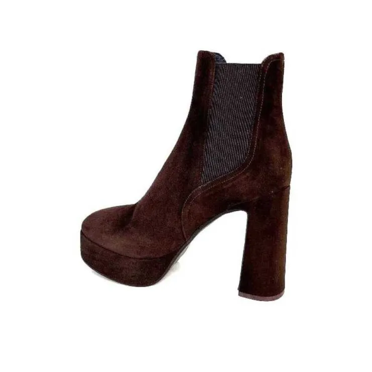 chantal 2196 Daim Marron*Femme Bottines