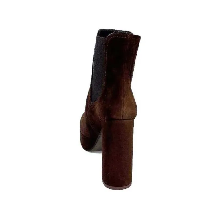 chantal 2196 Daim Marron*Femme Bottines
