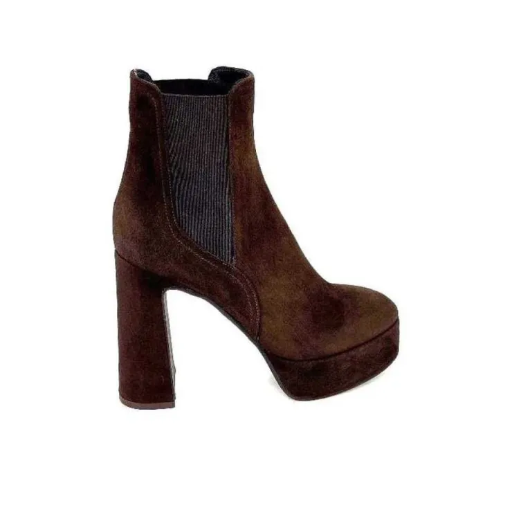 chantal 2196 Daim Marron*Femme Bottines