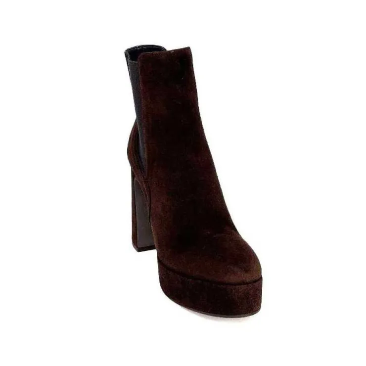 chantal 2196 Daim Marron*Femme Bottines