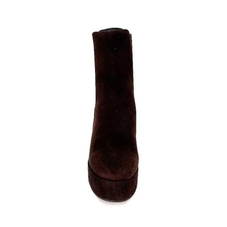 chantal 2196 Daim Marron*Femme Bottines