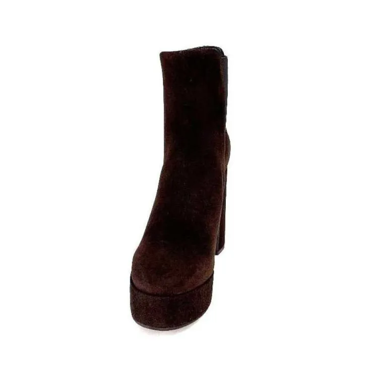chantal 2196 Daim Marron*Femme Bottines