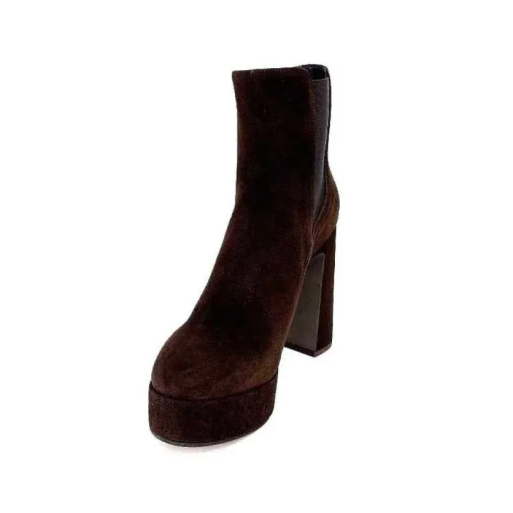chantal 2196 Daim Marron*Femme Bottines