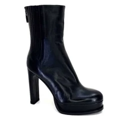 chantal 2145 F326 Cuir Noir*Femme Bottines