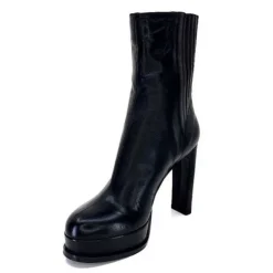 chantal 2145 F326 Cuir Noir*Femme Bottines