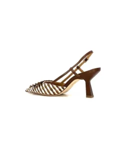 chantal 1922 Raphia Beige Marron*Femme Escarpins