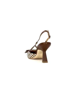 chantal 1922 Raphia Beige Marron*Femme Escarpins