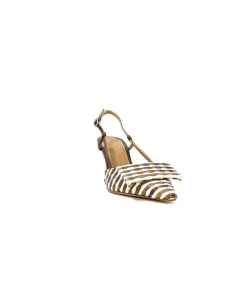 chantal 1922 Raphia Beige Marron*Femme Escarpins