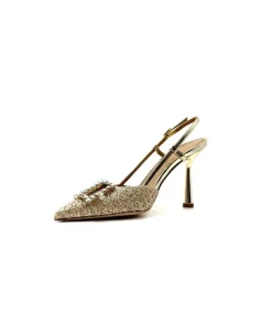 chantal 1926 Textile Dore*Femme Escarpins