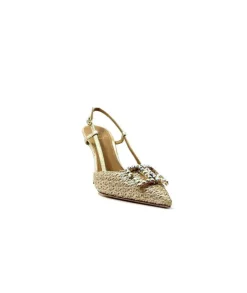 chantal 1926 Textile Dore*Femme Escarpins