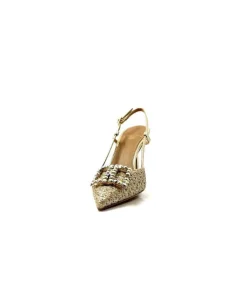 chantal 1926 Textile Dore*Femme Escarpins