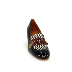 Chie Mihara Anata Cuir Vernis Noir*Femme Mocassins