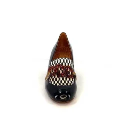 Chie Mihara Anata Cuir Vernis Noir*Femme Mocassins