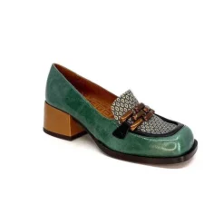 Chie Mihara Bydu Cuir Vert*Femme Mocassins