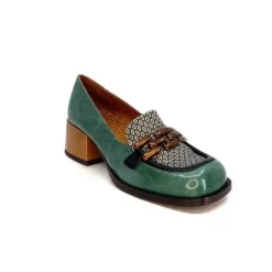 Chie Mihara Bydu Cuir Vert*Femme Mocassins