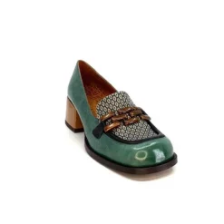 Chie Mihara Bydu Cuir Vert*Femme Mocassins