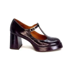 Chie Mihara Kaime Cuir Vernis Grape*Femme Escarpins
