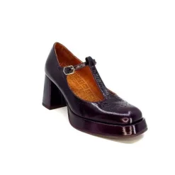 Chie Mihara Kaime Cuir Vernis Grape*Femme Escarpins