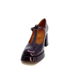 Chie Mihara Kaime Cuir Vernis Grape*Femme Escarpins