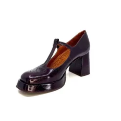 Chie Mihara Kaime Cuir Vernis Grape*Femme Escarpins