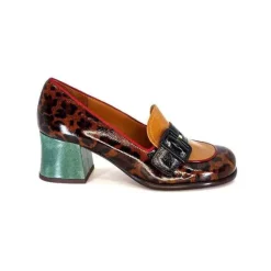 Chie Mihara Meisen Cuir Marron Rouge Vert*Femme Mocassins